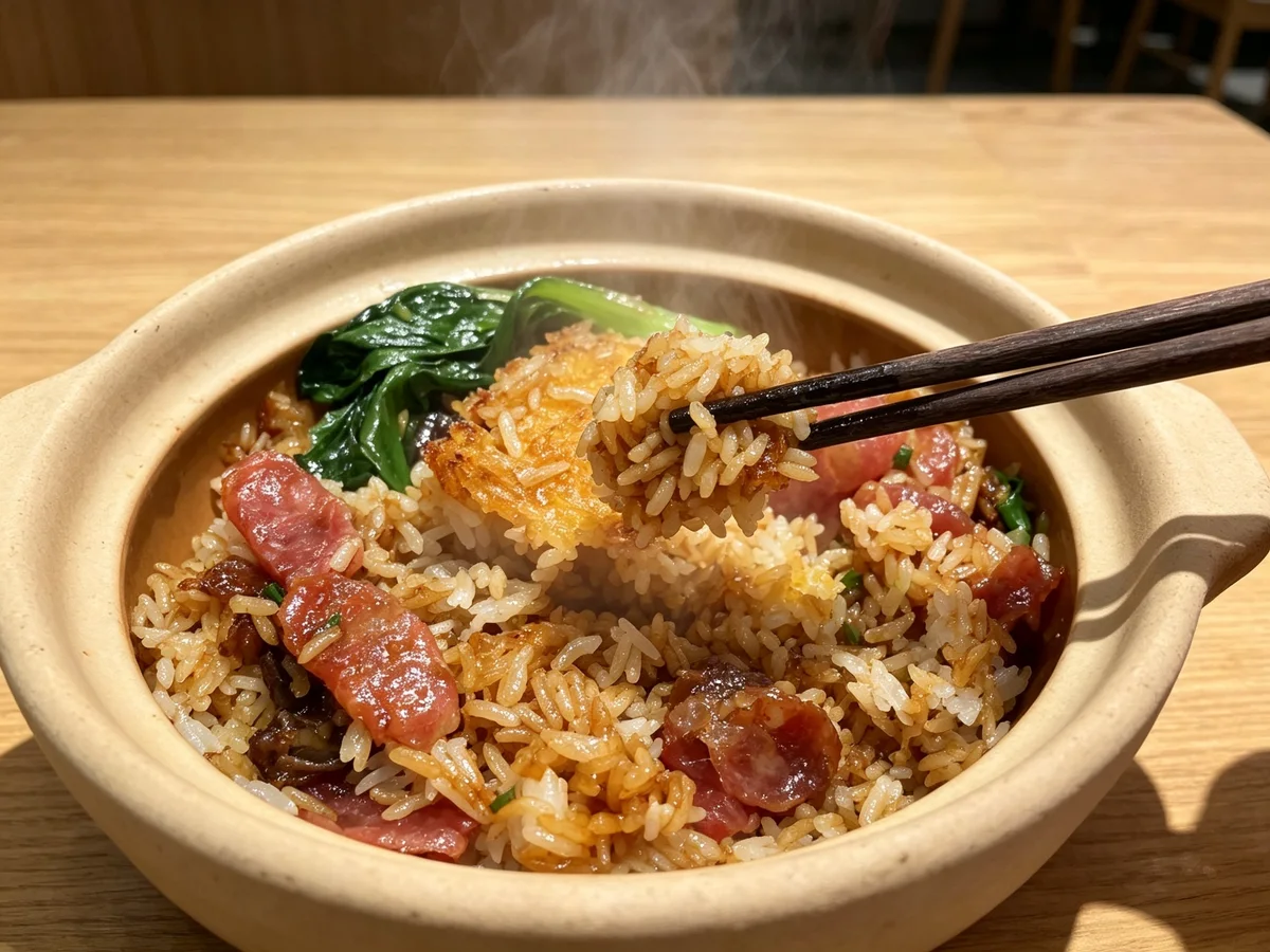 Cantonese claypot rice