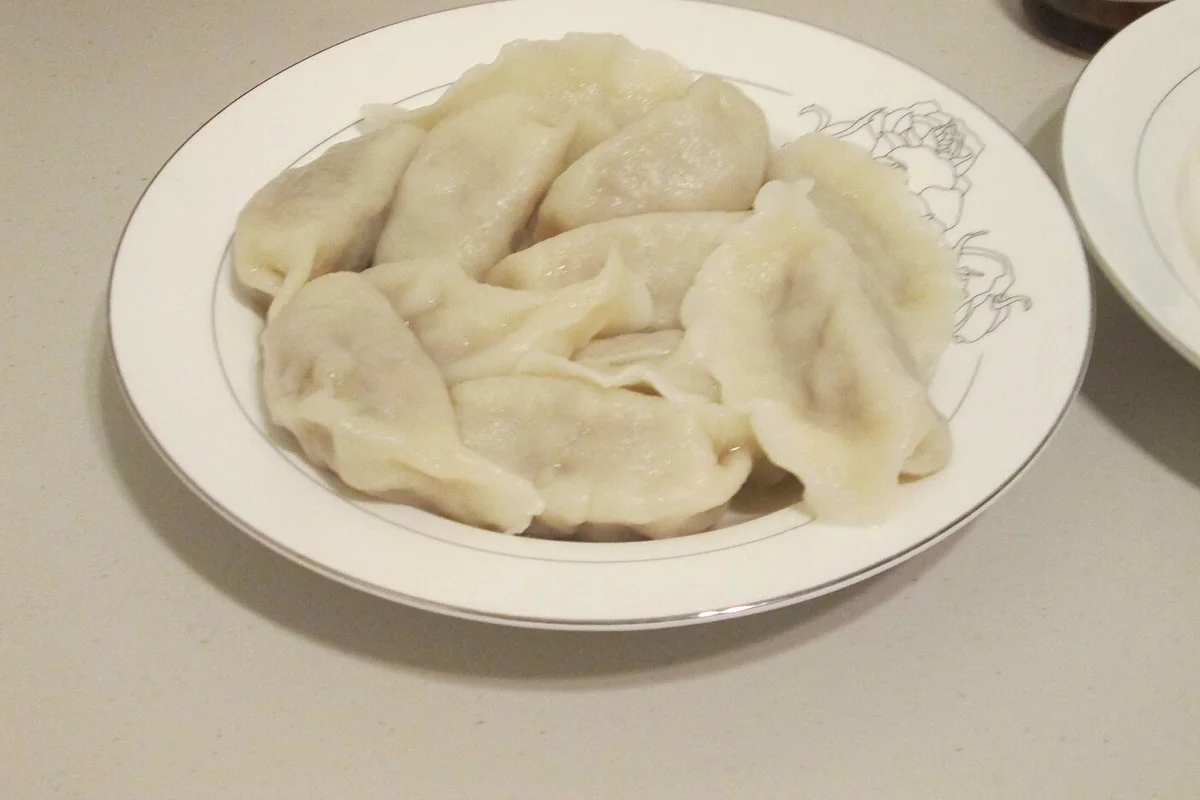Northeastern dumplings filled with fermented cabbage
