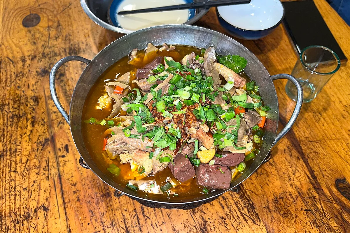 A serving of shazhucai